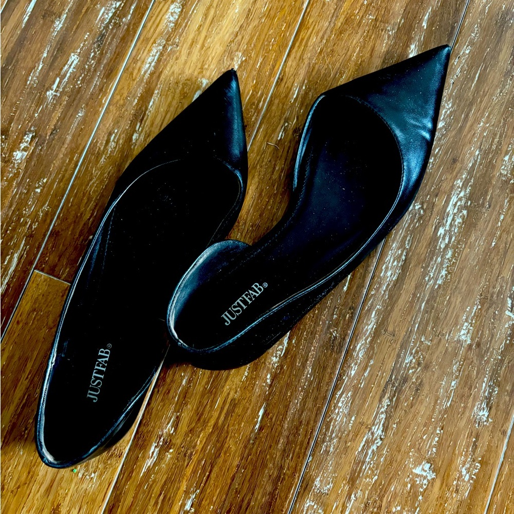Black flats. Size. 11.